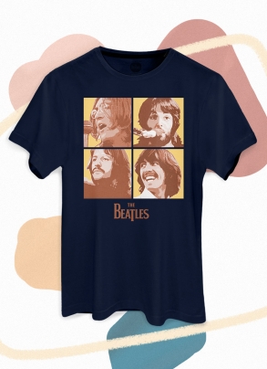 Camiseta Unissex The Beatles Apple Let It Be Art