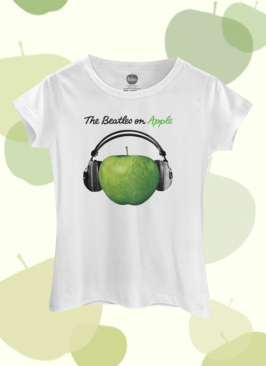 Camiseta Feminina The Beatles On Apple Fone