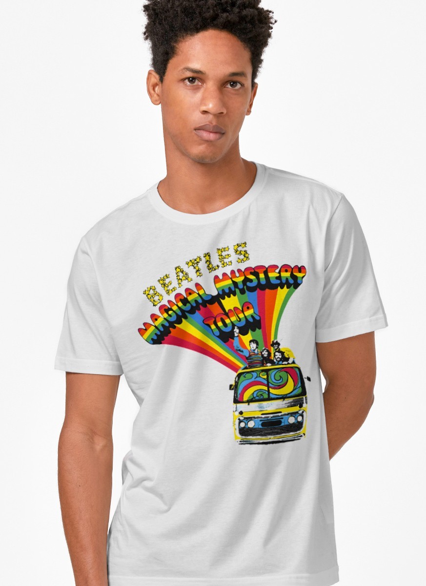 Camiseta Unissex The Beatles Bus Basic