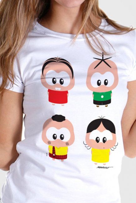 Camiseta Feminina Turma da Mônica A Turma Toy