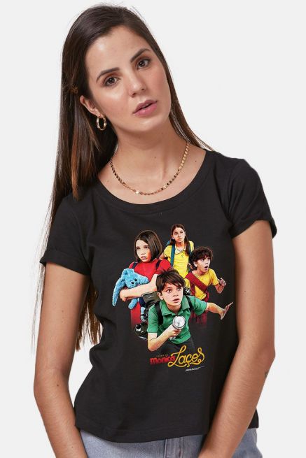 Camiseta Feminina Turma da Mônica Laços