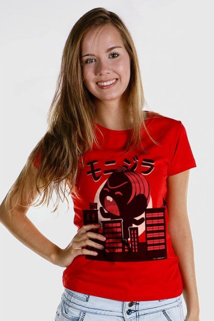 Camiseta Feminina Turma da Mônica Toy Monizilla