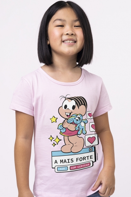 Camiseta Infantil Turma da Mônica A Mais Forte