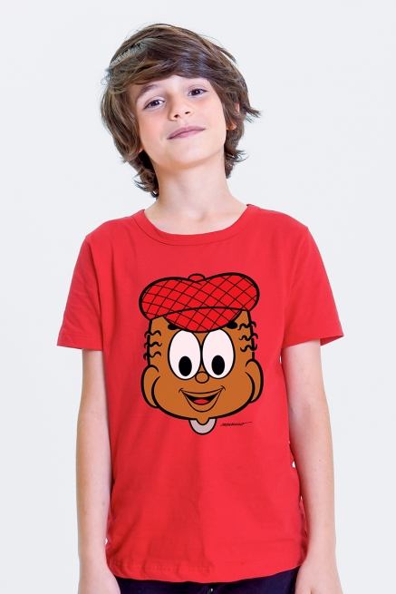 Camiseta Infantil Turma da Mônica Jeremias Rostinho