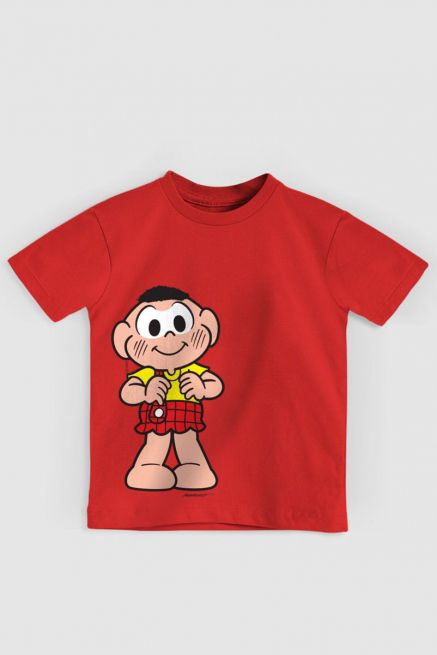 Camiseta Infantil Turma Da Mônica Cascão