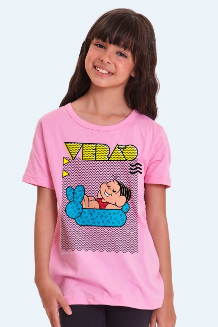 Camiseta Infantil Turma da Mônica Minha Bóia de Sansão