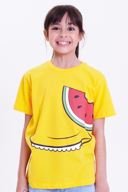 Camiseta Infantil Turma da Mônica Roupinha Magali