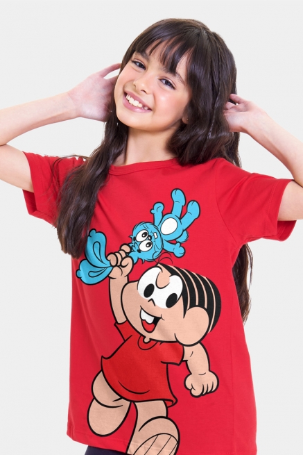 Camiseta Infantil Turma da Mônica Sansão