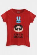 Camiseta Feminina Turma da Mônica Like a Boss