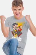Camiseta Infantil Turma da Mônica Cascão Radical