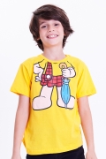 Camiseta Infantil Turma da Mônica Corpinho Cascão