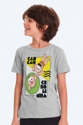 Camiseta Infantil Turma da Mônica Nadar Hoje Não !