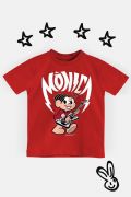 Camiseta Infantil Turma da Mônica Rockstar