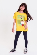 Camiseta Infantil Turma da Mônica Toy Cebolinha Desenhando