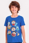 Camiseta Infantil Turma da Mônica Toy Figurinhas