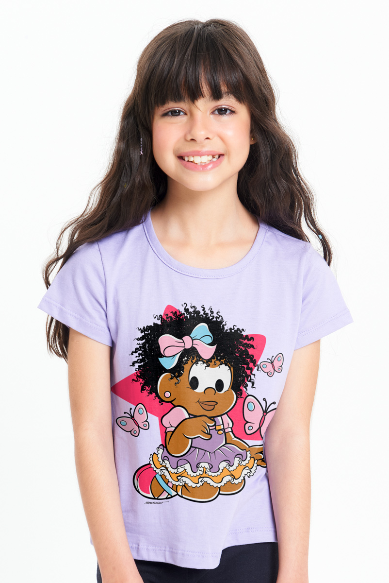 Camiseta Infantil Turma da Mônica Princesa Milena