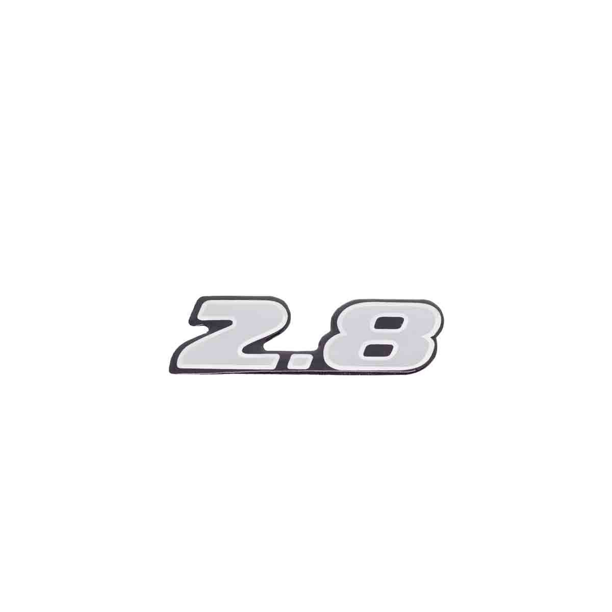 Emblema 2.8 Turbo Intercooler Prata S10/Blazer 2003 (Resinado)