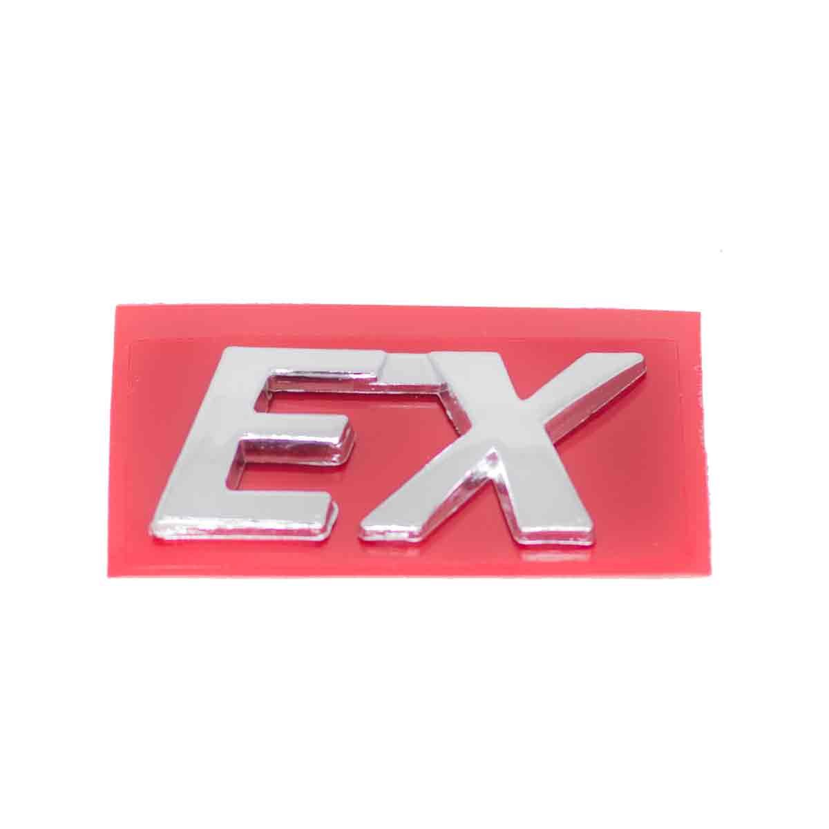 Emblema EX Fiat 00/01 Cromado