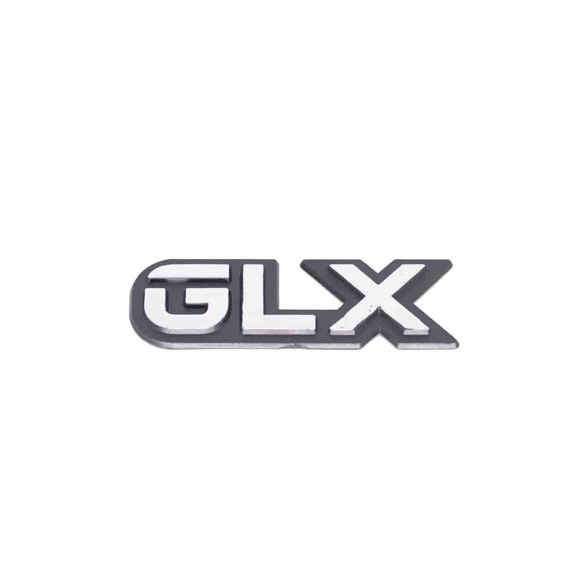 Emblema GLX Ford Antigo Brilhante Grande