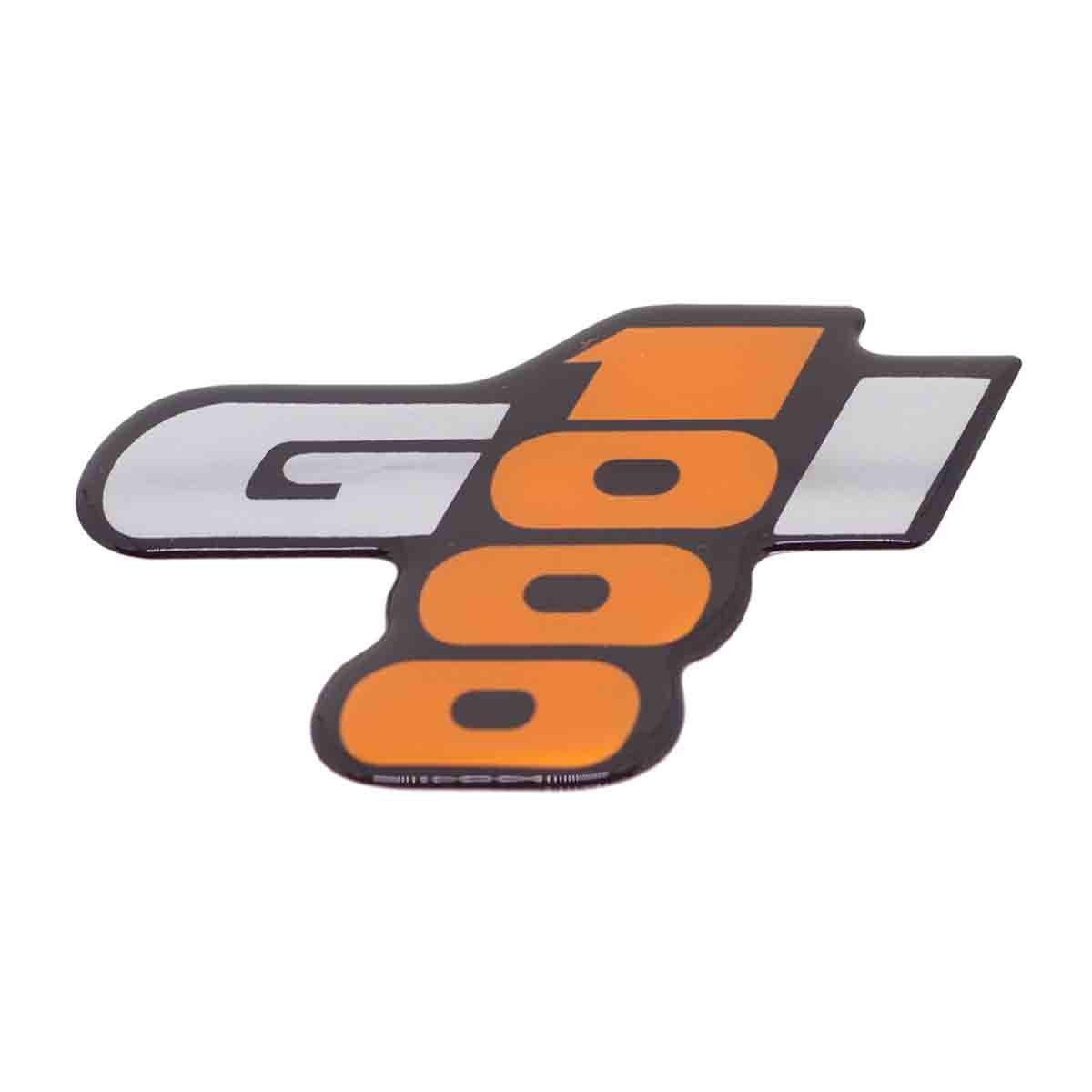 Emblema GOL 1000 Resinado Laranja