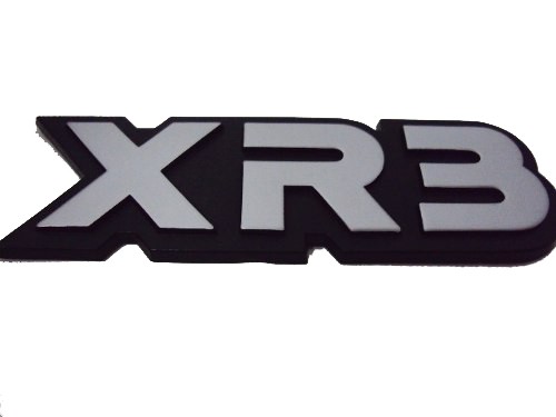 Emblema XR3 Cinza