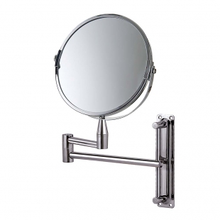 Espelho Aumento Articulado 16 cm Dupla Face 360º Mor