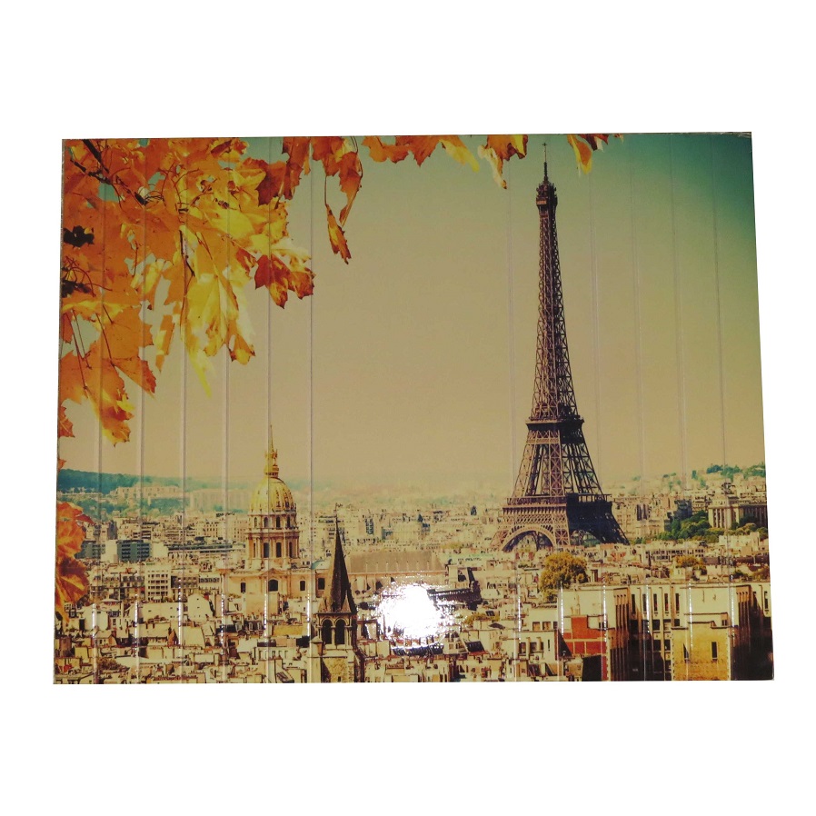 Esteira Estofado Estampada Sem Porta Copo Paris Torre Eiffel Portal