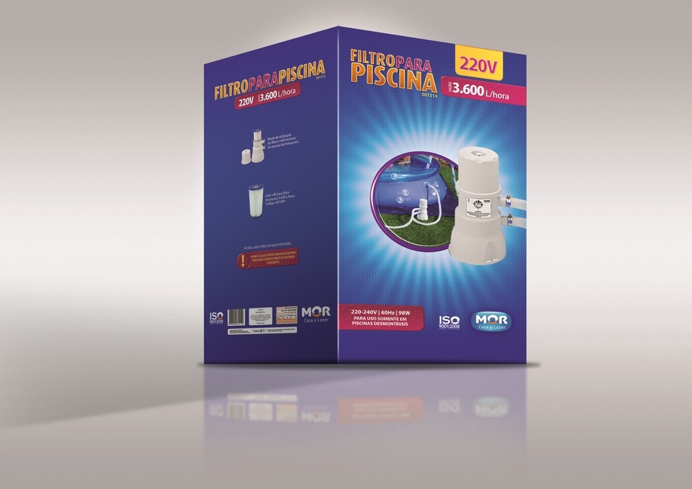 Filtro para Piscina 3600 Litros 220V Mor