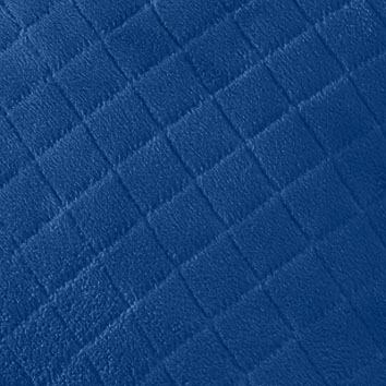 Porta Travesseiro Plush Matelassado 50x70 Azul Pavão Hedrons