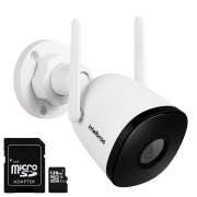 Câmera Inteligente Mibo Externa Wi-Fi Intelbras Wi-Fi Full HD 1080P iM5 SC - Com Microfone + Cartão Memória 128gb