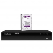 DVR 8 canais MHDX 1208 Com Detecção Inteligente de Movimento + HD 1TB Purple