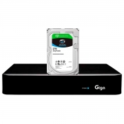DVR Stand Alone Gravador Digital Giga Security GS0465 1080n 8 Canais Open HD AHD/XVI, HDCVI, HDTVI + HD 2TB SkyHawk