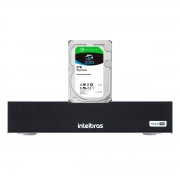 Gravador Digital de vídeo Intelbras MHDX 1008-C Full HD Compressão de Vídeo H.265+ e Criptografia + HD SkyHawk 2TB