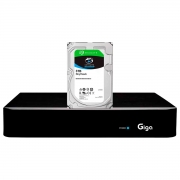 Hvr Gravador de Video Digital Giga Security GS0480 Full HD 1080p Serie Orion 04 Canais HD AHD/XVI, HDCVI, HDTVI + HD 3TB SkyHawk