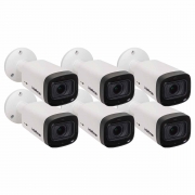 Kit 6 Câmeras Intelbras Varifocal Multi HD VHD 3240 VF G6 IP67 IR 40m HDCVI, HDTVI, AHD e Analógico