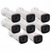 Kit 8 Câmeras Intelbras Varifocal Multi HD VHD 3240 VF G6 IP67 IR 40m HDCVI, HDTVI, AHD e Analógico