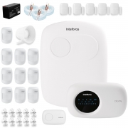 Kit Alarme Intelbras 15 sensores, Residencial e Comercial, AMT 2110, Completo