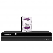 NVR Intelbras Digital Video 8 Canais Recorder NVD 1408 4K H.265+ + HD 2TB