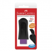Borracha Faber-Castell Mix Black Neon Com Apontador SM/124BORBNZF 28049