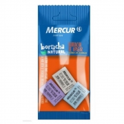 Borracha Mercur Record 40 Color Branca / Lilás / Azul Pack com 3 Unidades B01010301059 28189