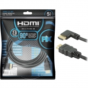 Cabo HDMI Gold 2.0 HDR 4K 90 Graus 5M Pix 018-3325 29576