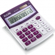 Calculadora de Mesa 12 Dígitos Roxa MV4127 Elgin 24457
