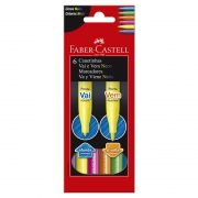 Caneta Hidrografica Faber-Castell Vai e Vem 6 Cores Neon 15.1306VVZF 28043