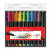 Caneta Pen Brush Faber-Castell Supersoft 10 Cores 15.0710SOFT 27168