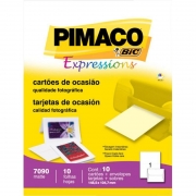 Cartao Pimaco Ocasiao 148,5X104,7 + Envelope 10 Un 7090 11753