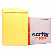 Envelope Scrity Saco Ouro Ko34 240X340 80Gr Com 100 Un E00069 19665