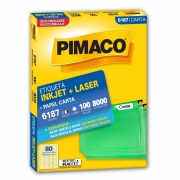 Etiqueta Pimaco Inkjet + Laser - 6187 01182