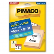 Etiqueta Pimaco Inkjet + Laser - 6286 00330