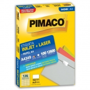 Etiqueta Pimaco Inkjet + Laser - A4349 02179