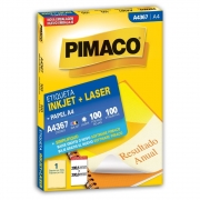 Etiqueta Pimaco Inkjet + Laser - A4367 02183